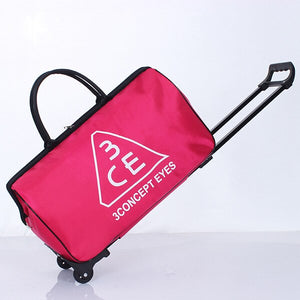 Women Rolling Luggage Bag Travel Trolley Suitcase Carry on Bag Unisex Large capacity Travel Luggage Bags Suitcase With Wheels