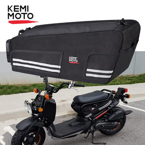 KEMiMOTO For Honda Ruckus Zoomer 2010 - 2019 Bag Under Seat Cargo Storage Bag Luggage Motorcycle Rear Back Seat Bags Waterproof