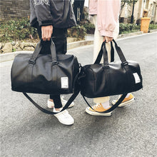 Load image into Gallery viewer, Women Men Unisex Travel Bag Handbag Beach Shoulder Bag Crossbody Bag PU Large Capacity Fashion Couples Duffel Package HOT SALE
